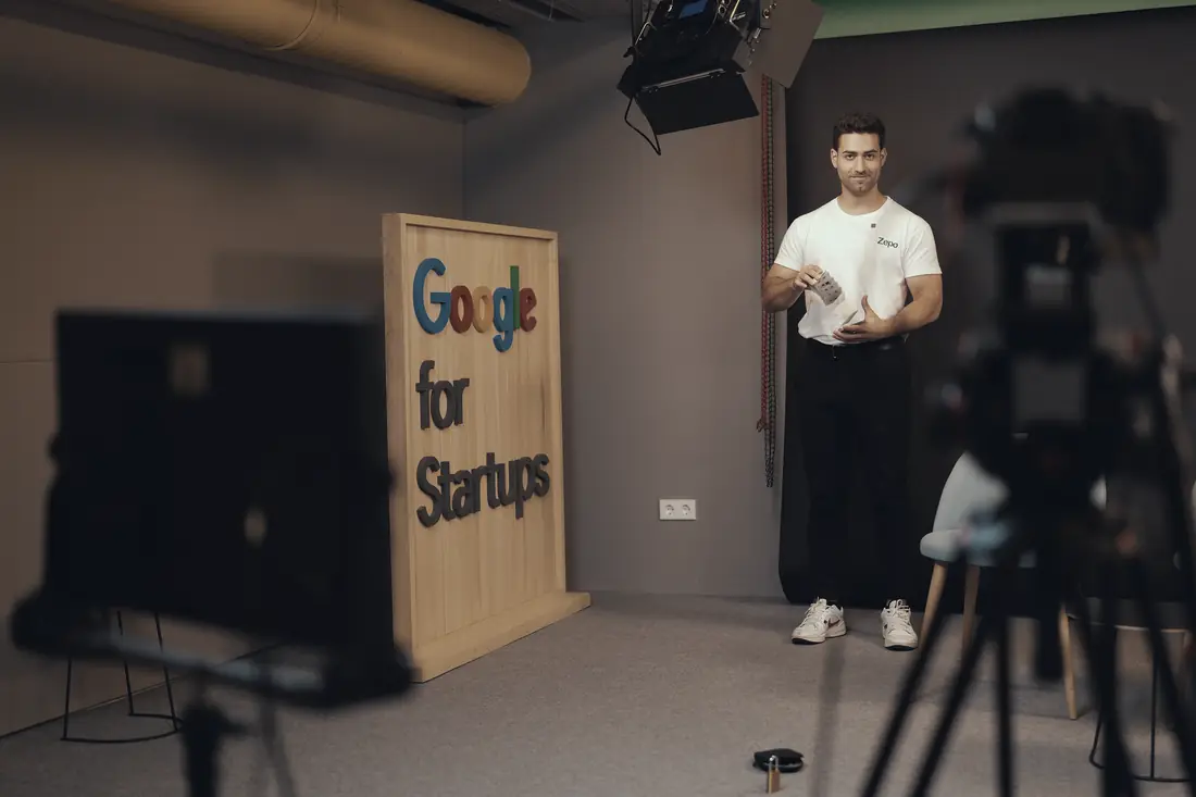 Rodaje en Google for Startups