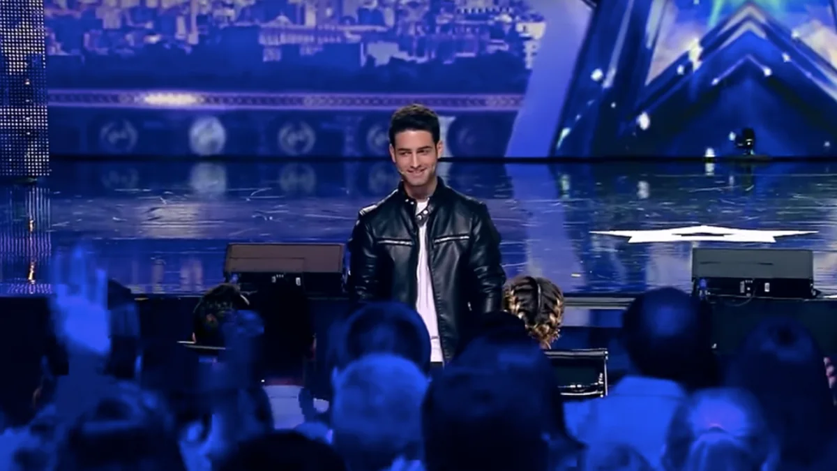 Santi Marcilla en el plató de Got Talent España